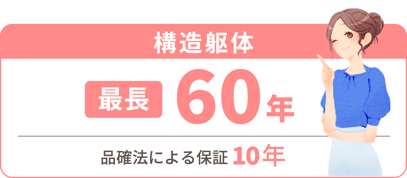 構造躯体 最長60年