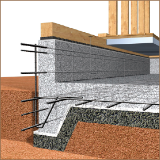 頑強な土台　ベタ基礎工法