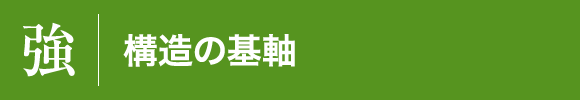 構造の基軸　ツーバイフォー工法